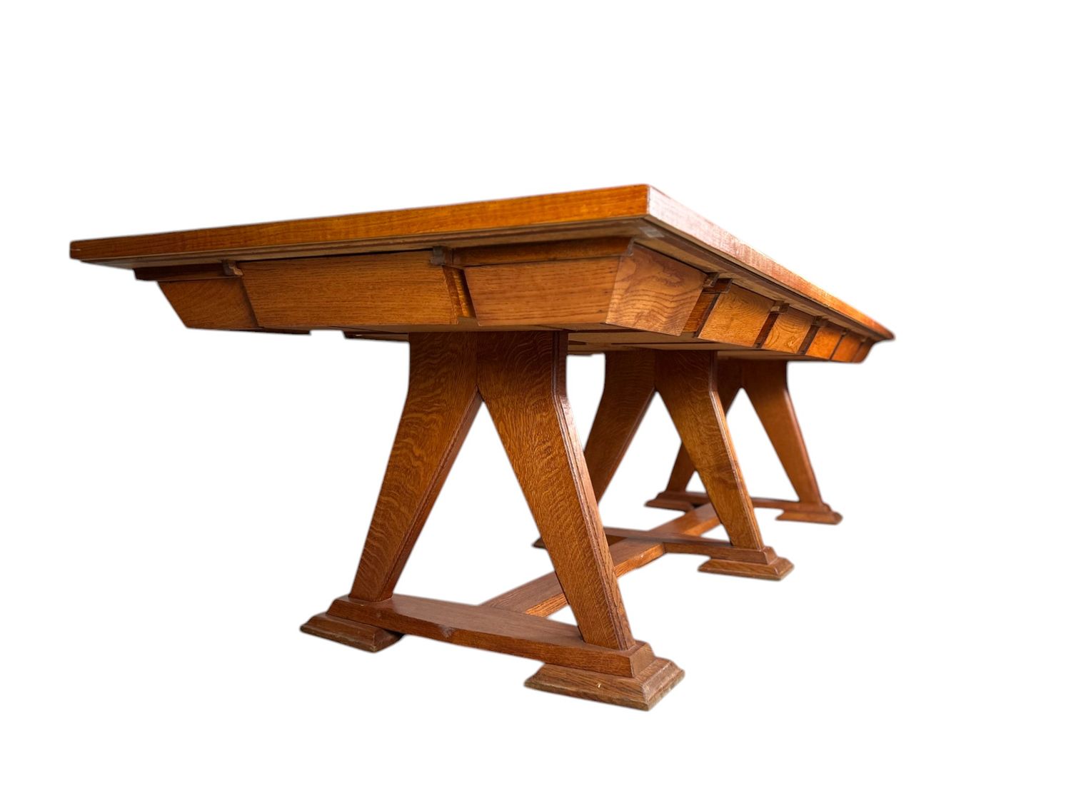 Unieke Kloostertafel grote tafel uit België, jaren '40-'50.