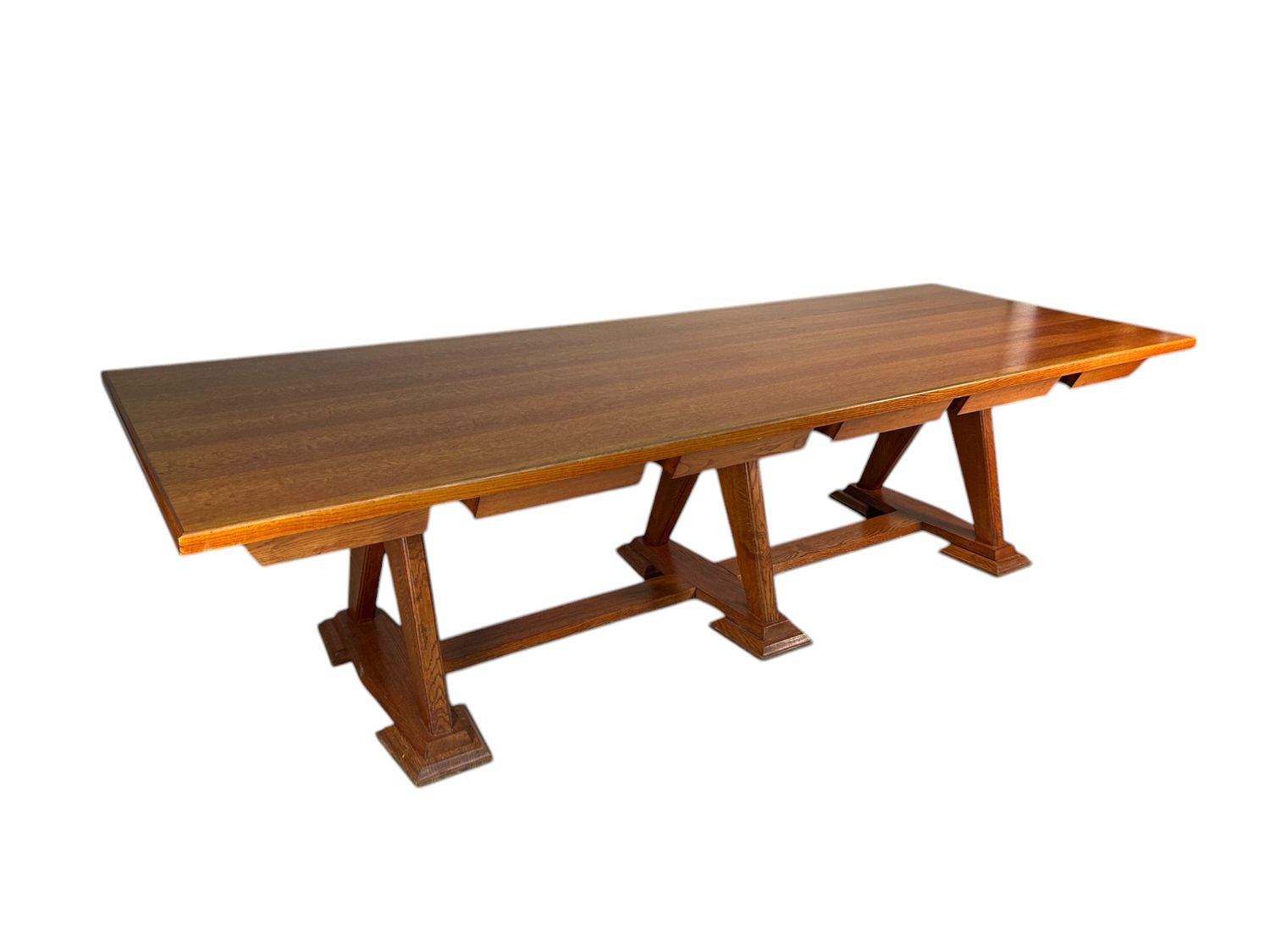 Unieke Kloostertafel grote tafel uit België, jaren '40-'50.