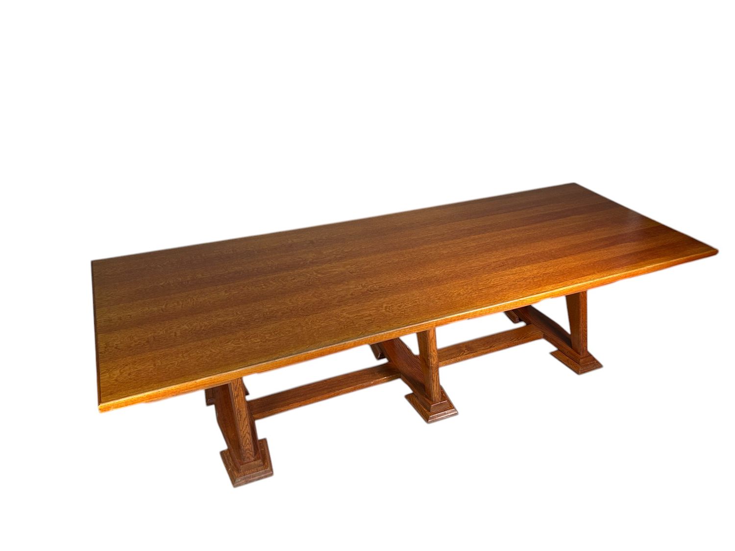 Unieke Kloostertafel grote tafel uit België, jaren '40-'50.