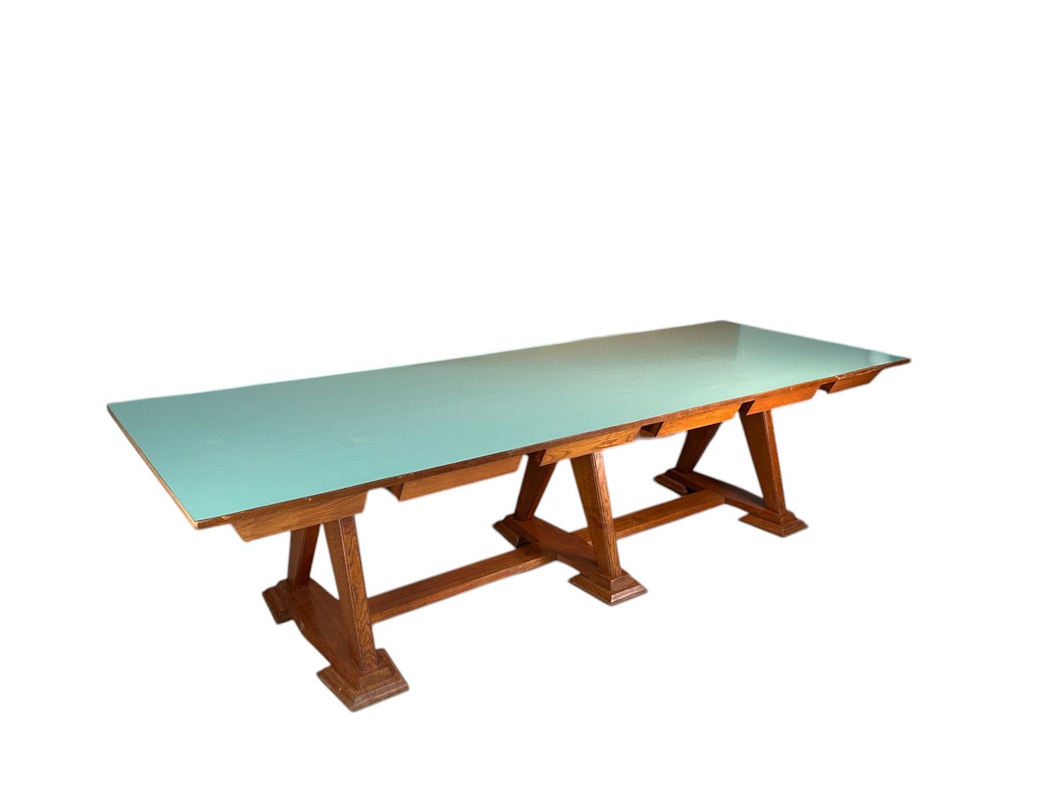 Unieke Kloostertafel grote tafel uit België, jaren '40-'50.