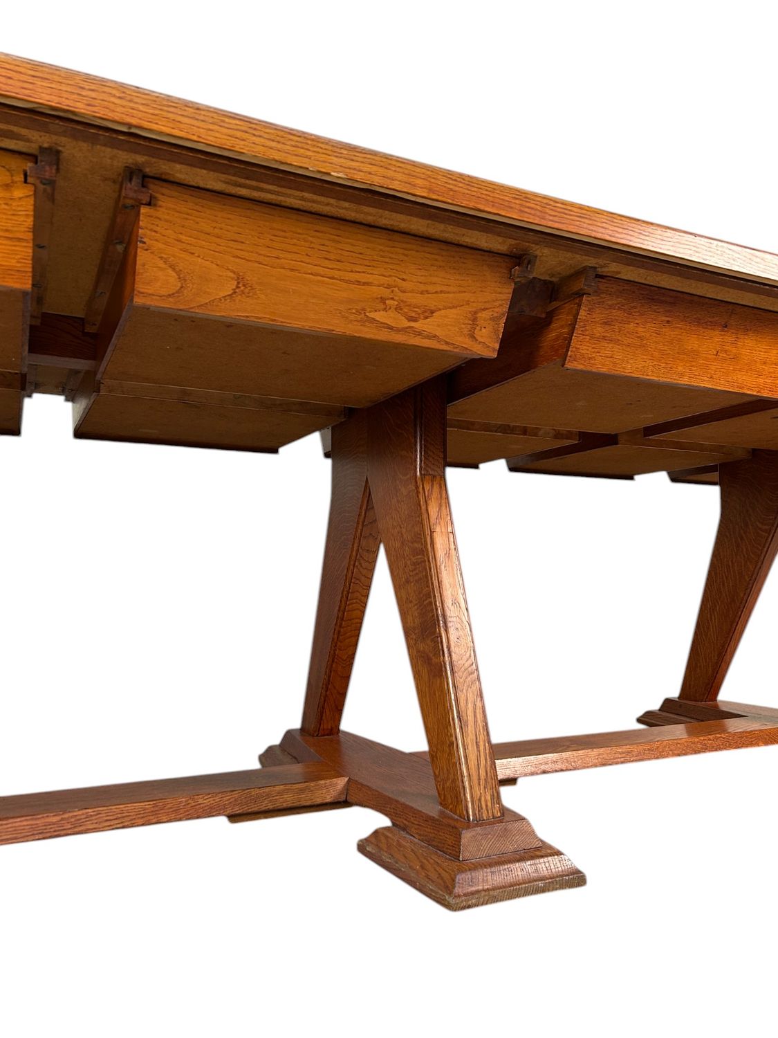 Unieke Kloostertafel grote tafel uit België, jaren '40-'50.