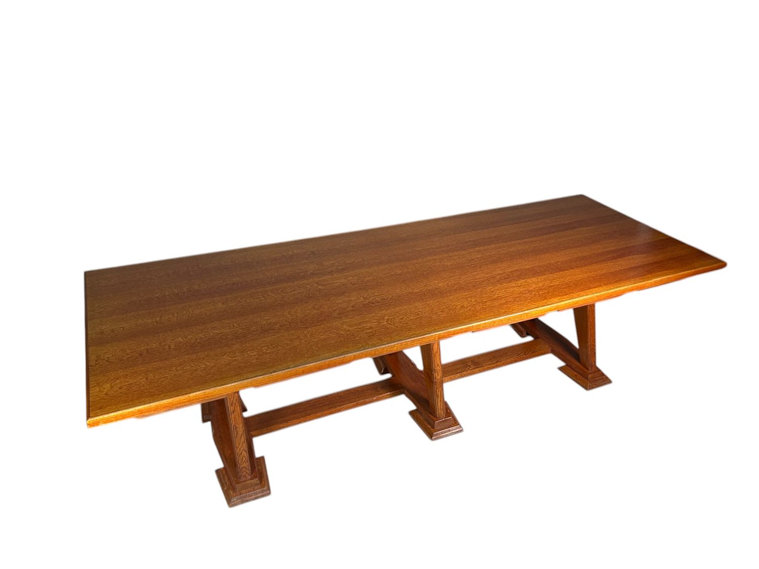 Unieke Kloostertafel grote tafel uit België, jaren '40-'50.
