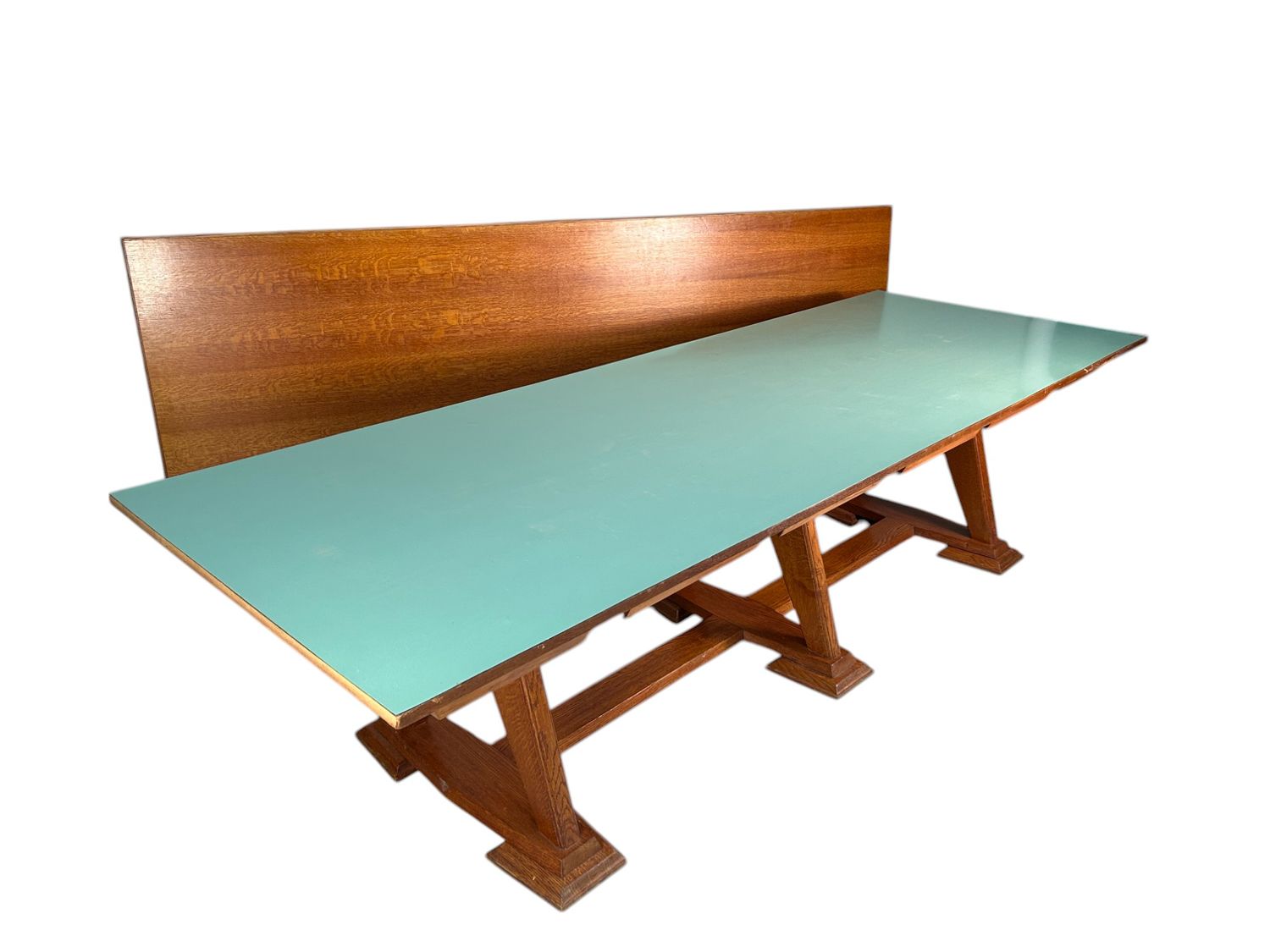 Unieke Kloostertafel grote tafel uit België, jaren '40-'50.