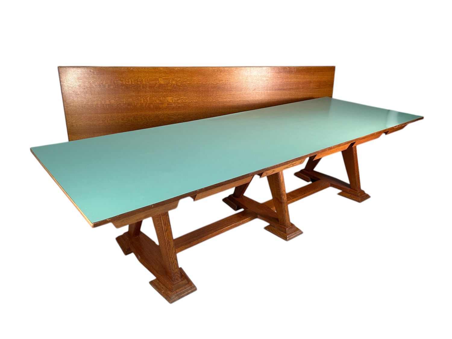 Unieke Kloostertafel grote tafel uit België, jaren '40-'50.