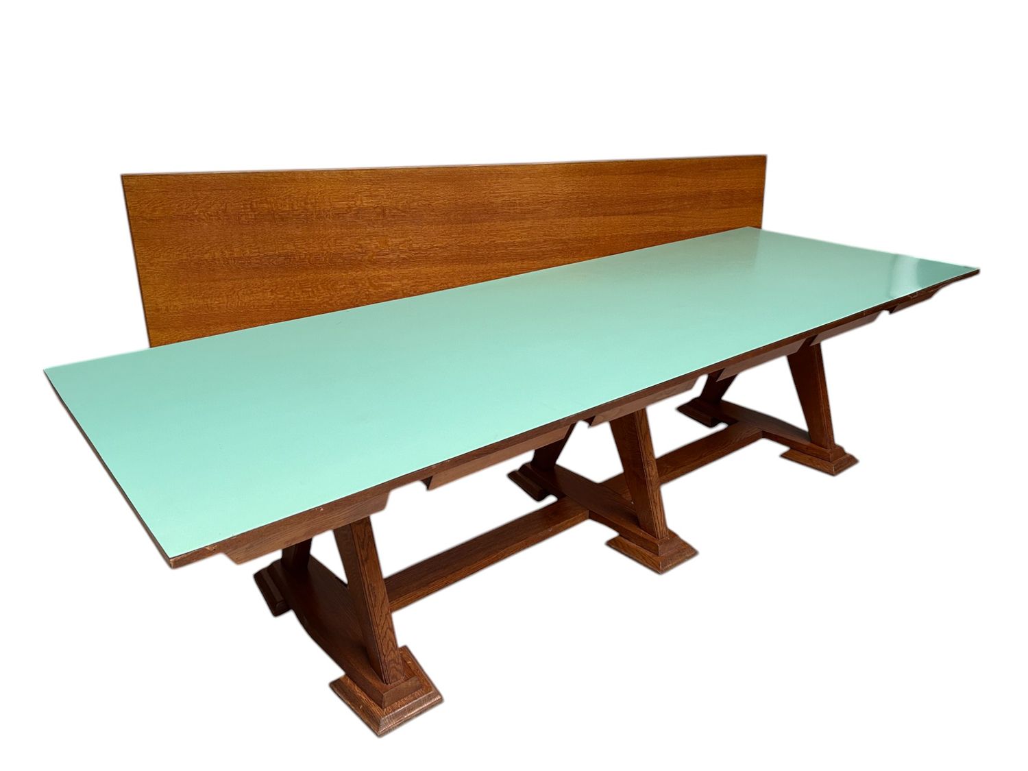 Unieke Kloostertafel grote tafel uit België, jaren '40-'50.