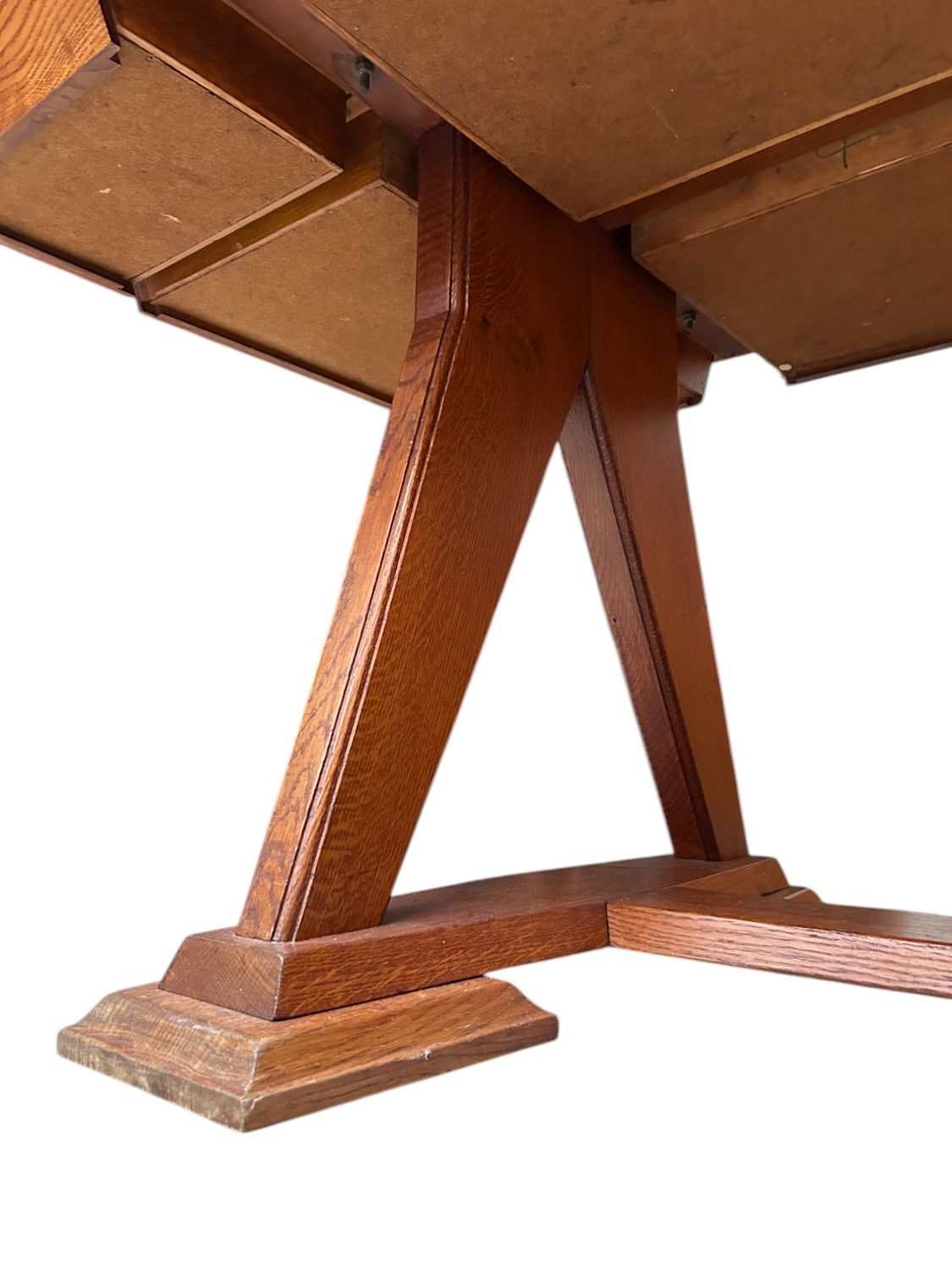 Unieke Kloostertafel grote tafel uit België, jaren '40-'50.