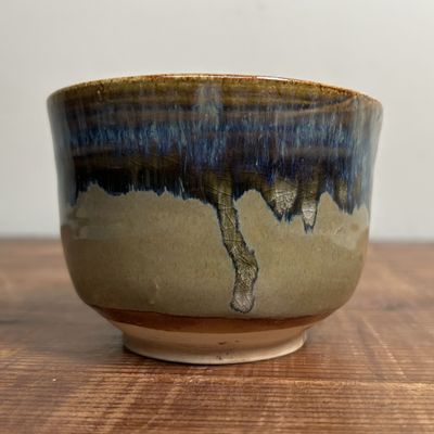 Vintage Chawan, Ceramic Tea Bowl, Ashigara, Japan.