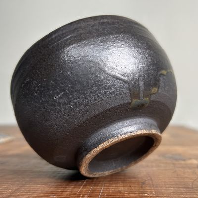 Handcrafted Organic Chawan Tea Bowl, 1960s, Japan.