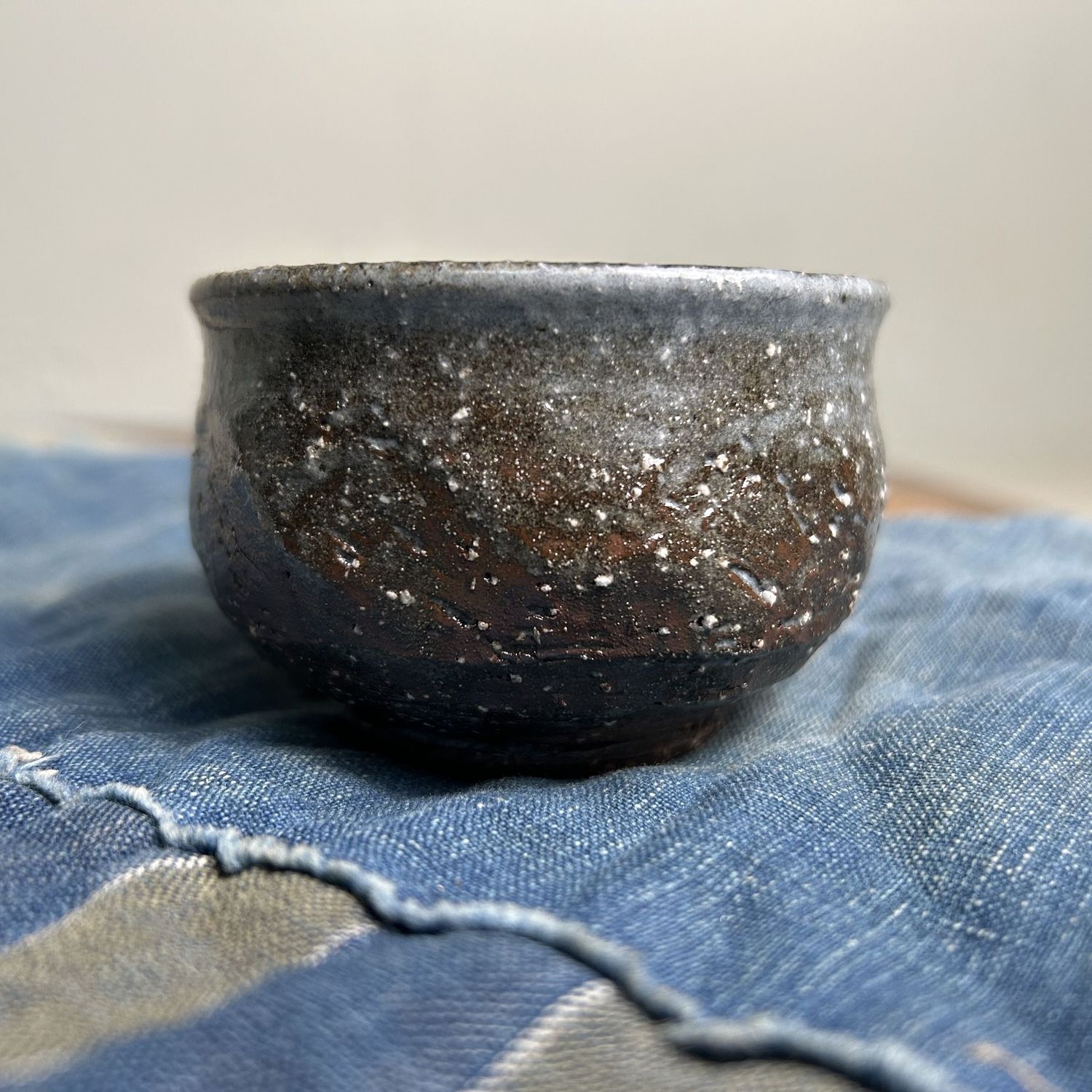Organic Japanese Chawan, Tea or Sake Cup, Shōwa Period.