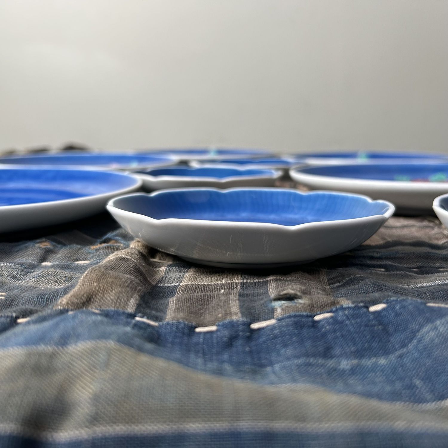 Set Japans Porseleinen Vintage Borden, Arita Ware, Shōwa Periode.