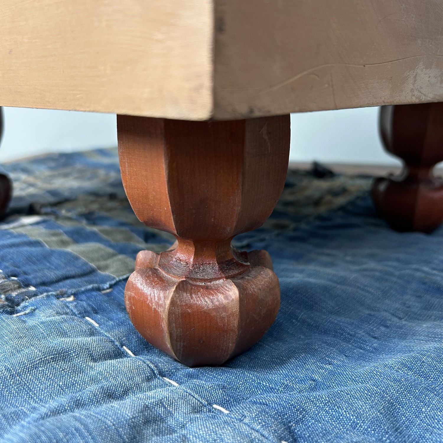 Keyaki Wooden Shogi Game Board, Plant Stand, 1920s, Japan.