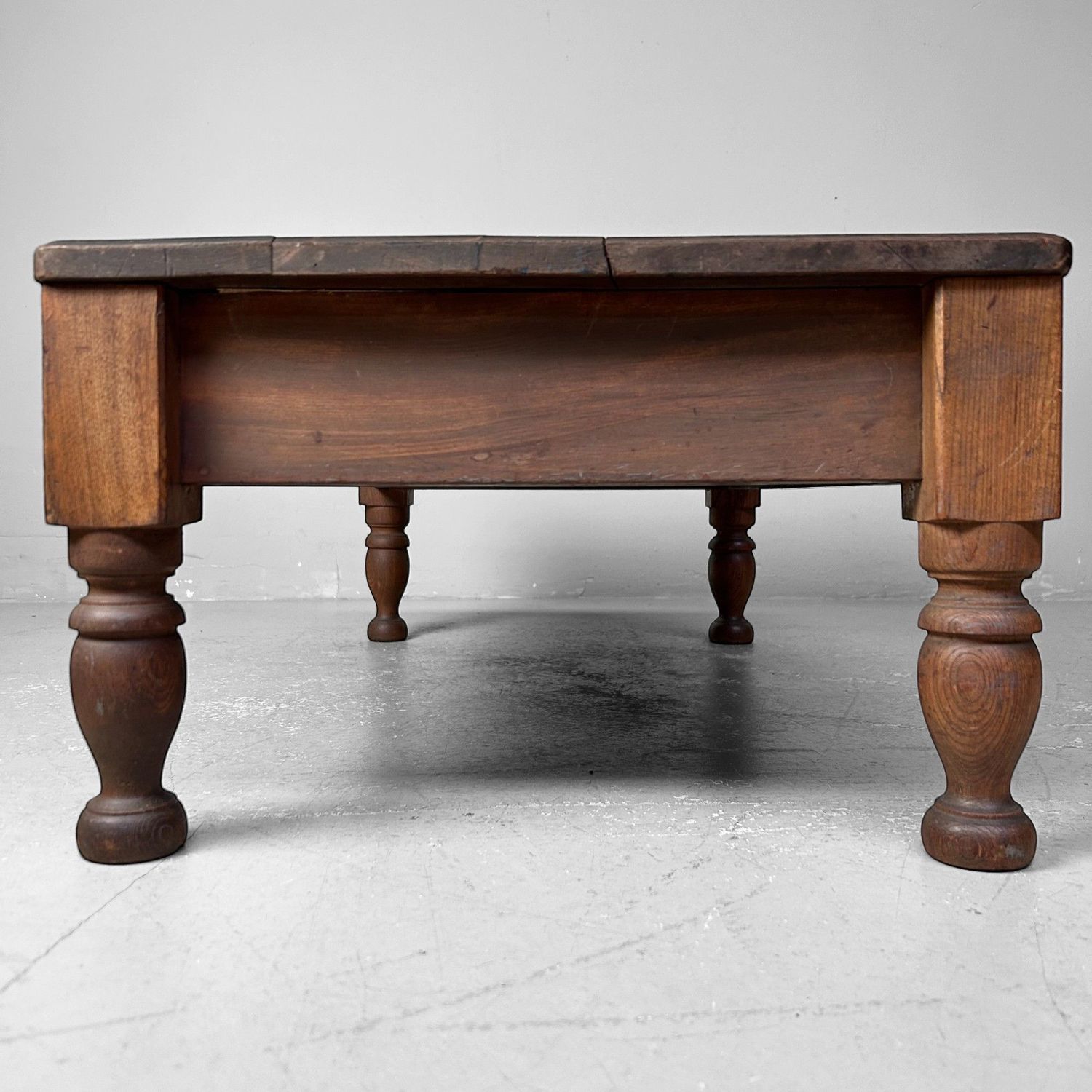 Antique Low Japanese Writing Desk, Shosai-Ki, Taishō Period.