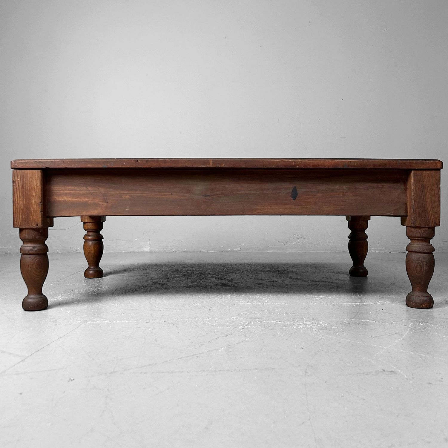 Antique Low Japanese Writing Desk, Shosai-Ki, Taishō Period.