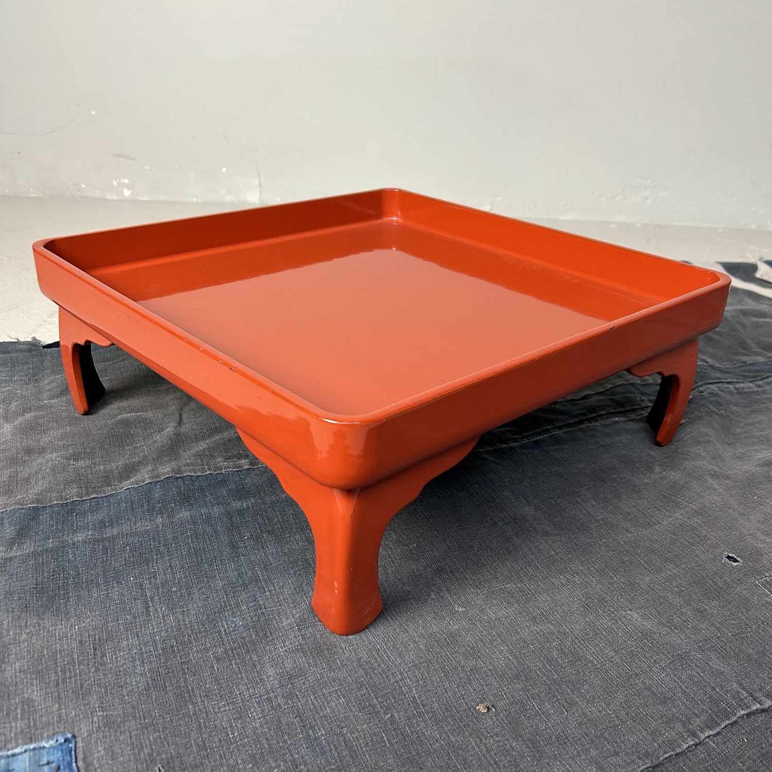 Traditional Urushi Lacquer Serving Table, Taishō Period, Japan.