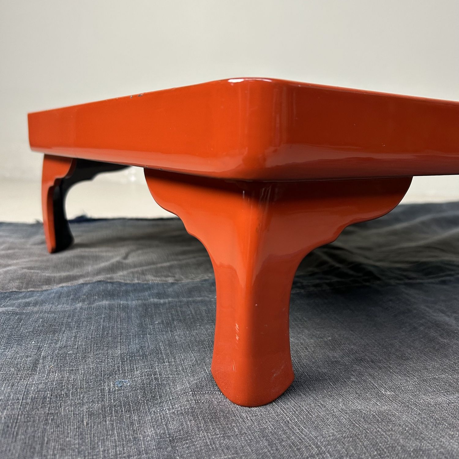Traditional Urushi Lacquer Serving Table, Taishō Period, Japan.