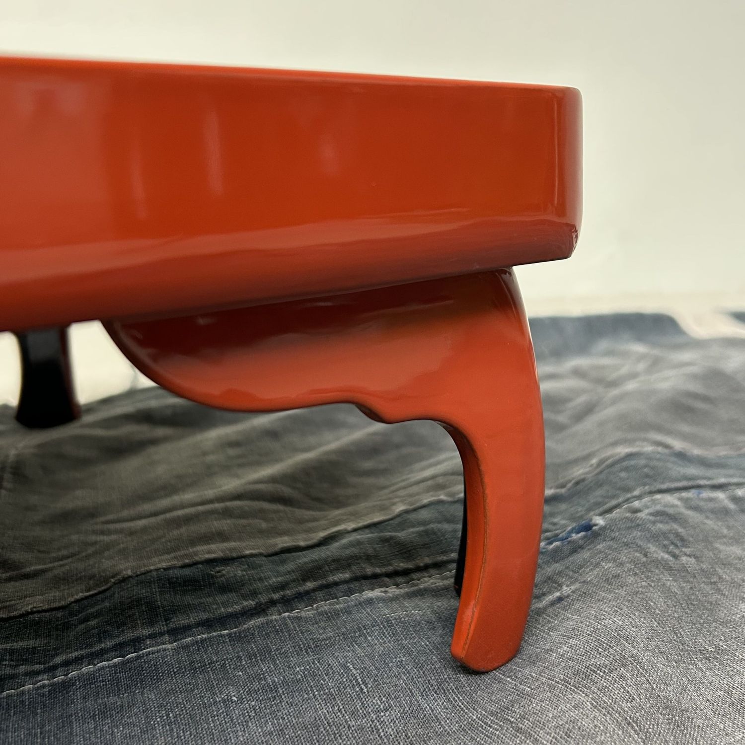 Traditional Urushi Lacquer Serving Table, Taishō Period, Japan.