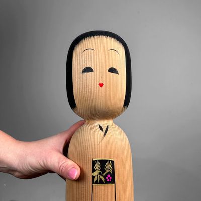 Vintage Kokeshi Doll by Matagoro, Japan.
