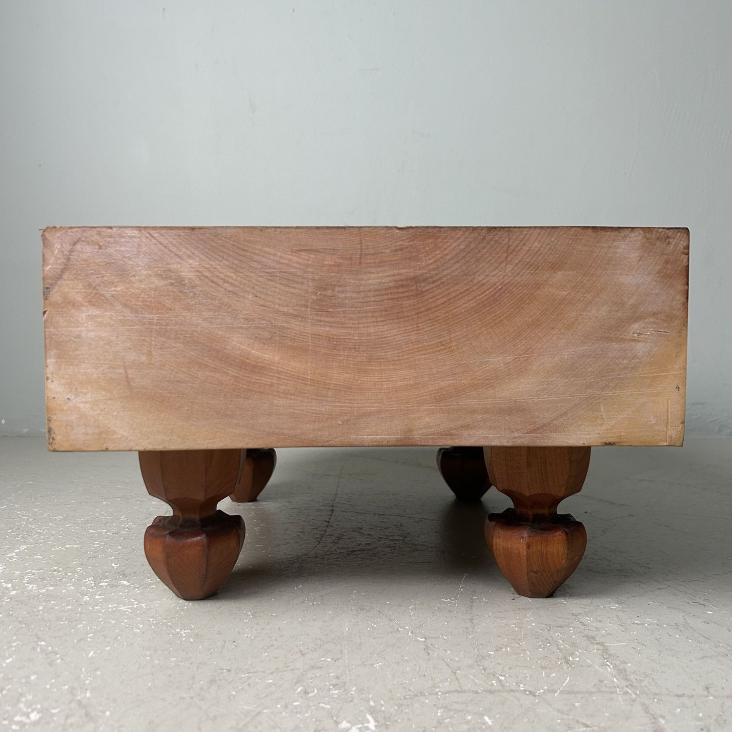 Keyaki Houten Shogi Spelbord, Plantenstaander, jaren '20, Japan.