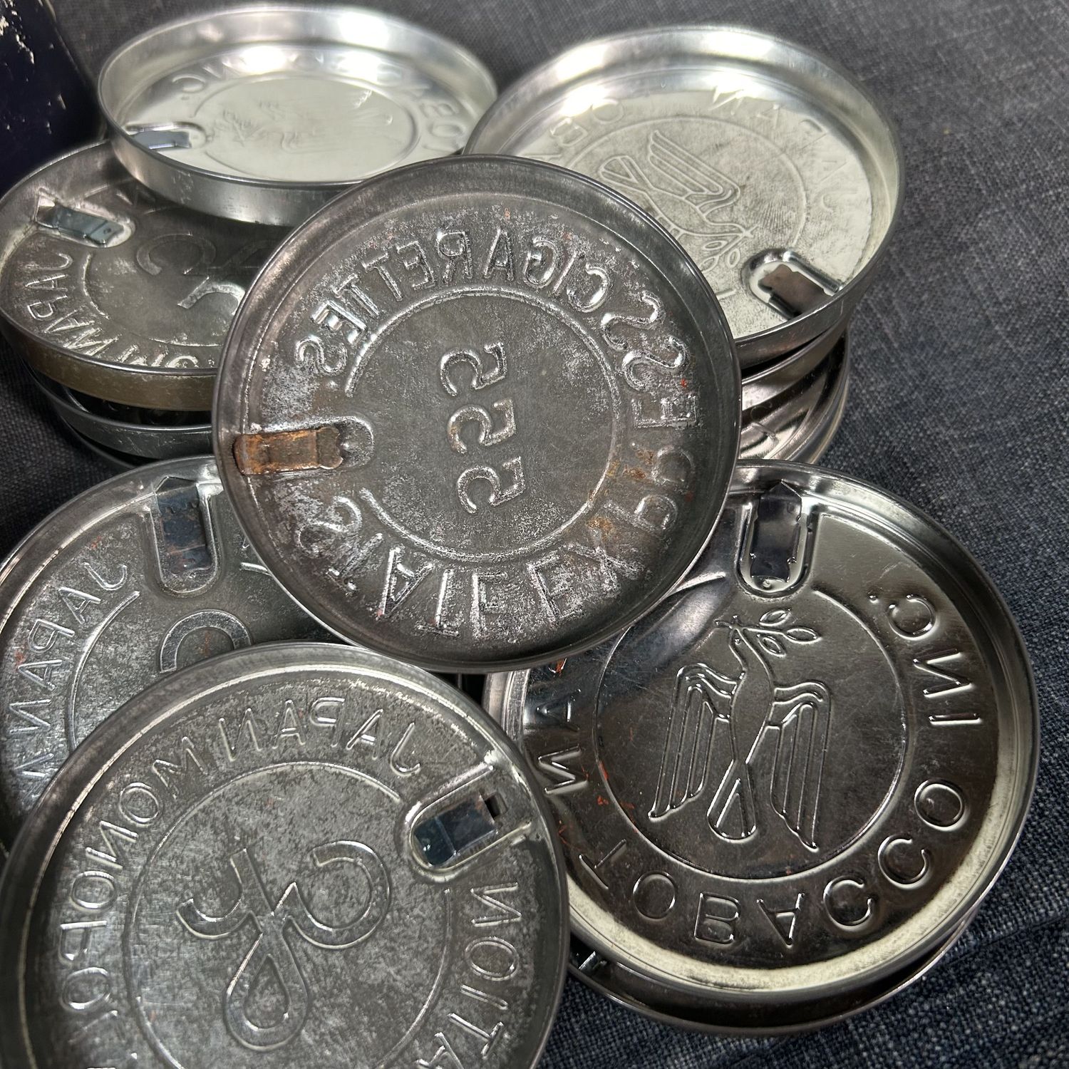 Metal Case Hanko-Shi, Japanese Stamp Maker, Shōwa Period.