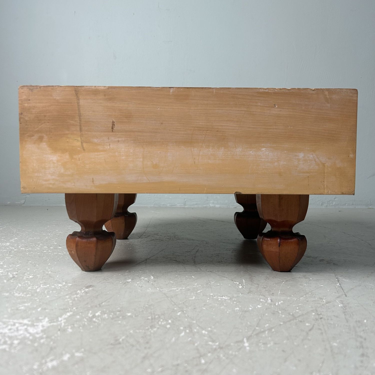 Keyaki Houten Shogi Spelbord, Plantenstaander, jaren '20, Japan.