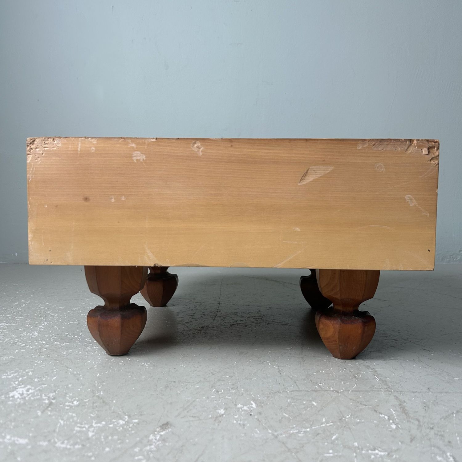 Keyaki Houten Shogi Spelbord, Plantenstaander, jaren '20, Japan.