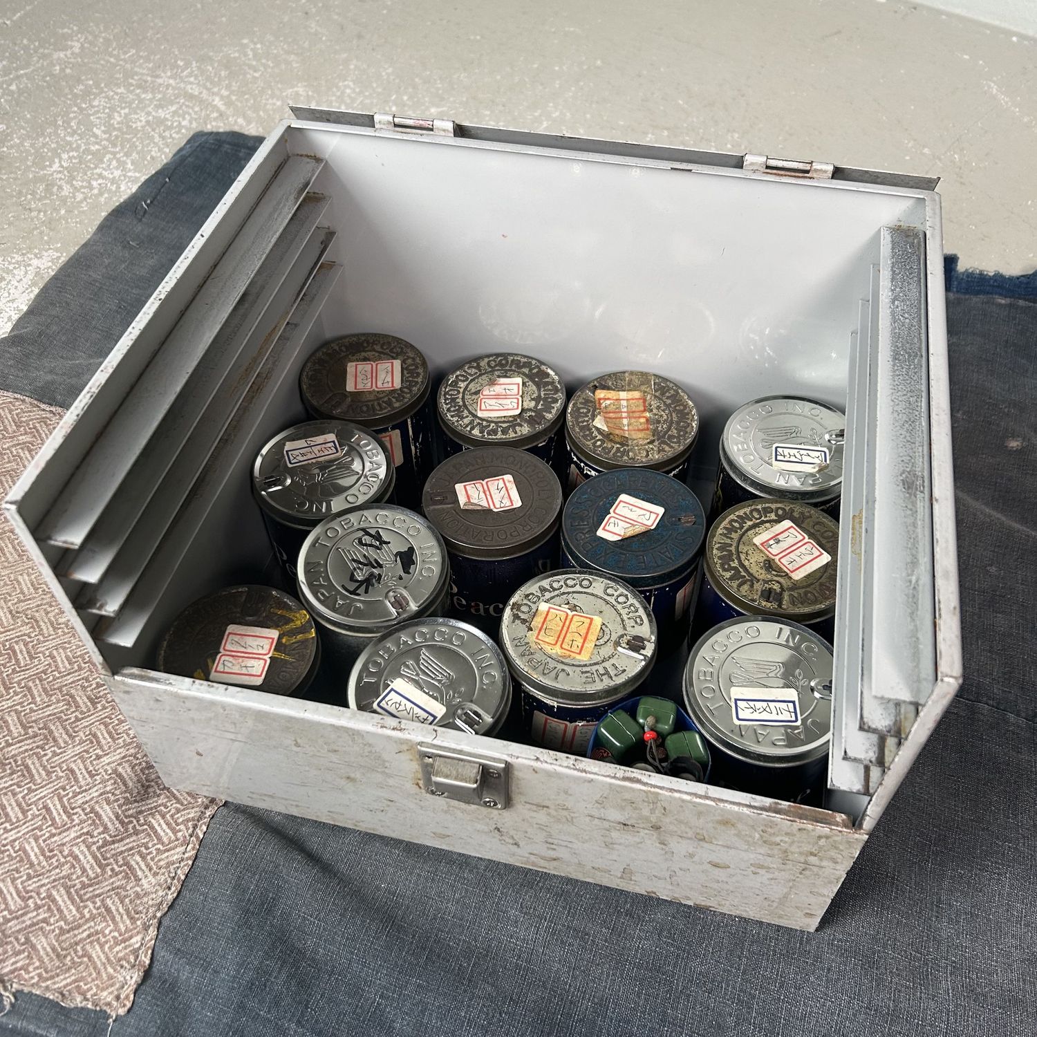 Metal Case Hanko-Shi, Japanese Stamp Maker, Shōwa Period.