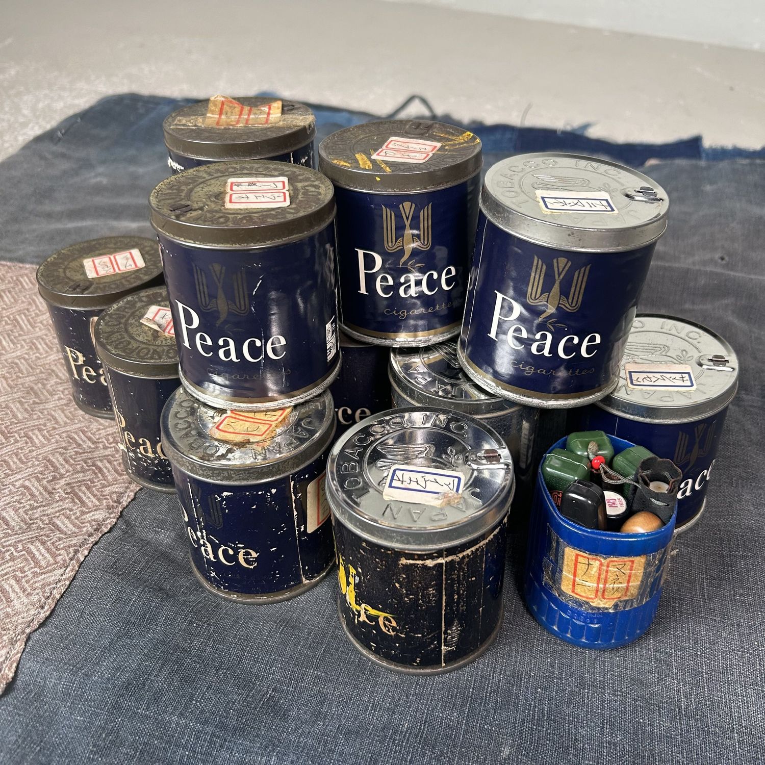 Metal Case Hanko-Shi, Japanese Stamp Maker, Shōwa Period.