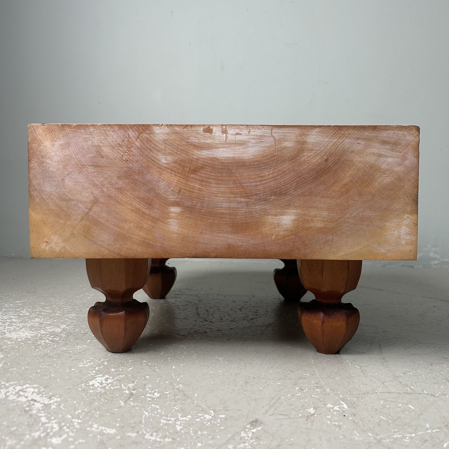 Keyaki Houten Shogi Spelbord, Plantenstaander, jaren '20, Japan.