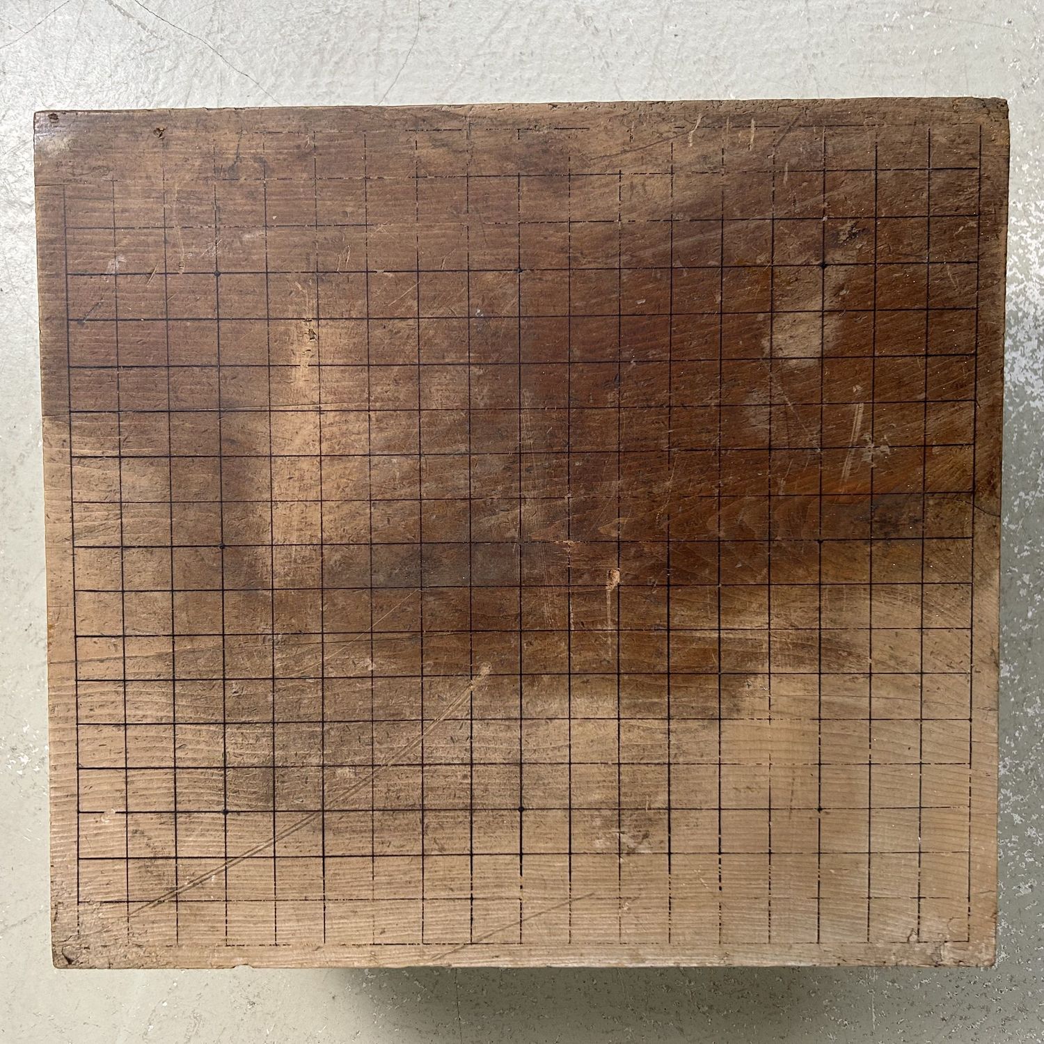 Go Spelbord, Lage Keyaki Tafel Plantenstaander, jaren '20, Japan.