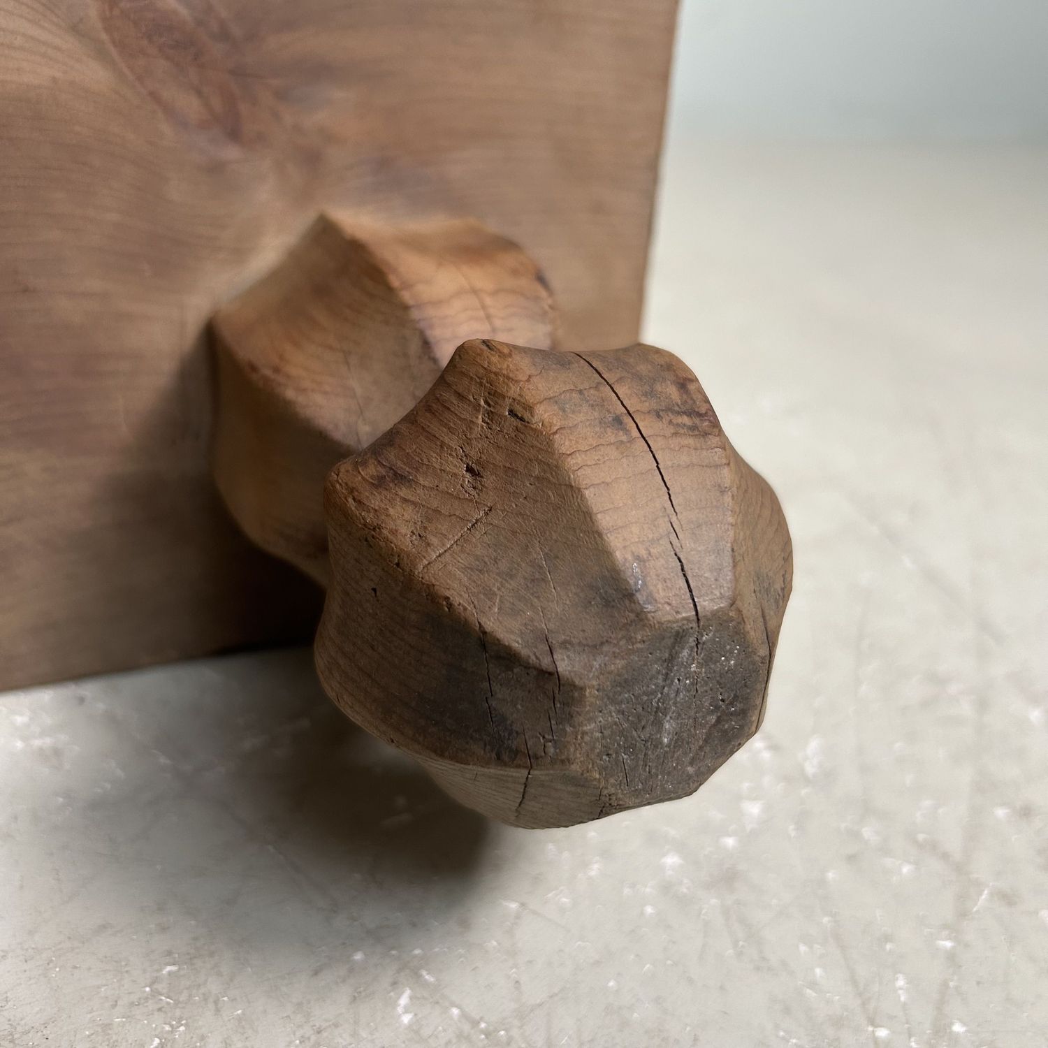 Go Spelbord, Lage Keyaki Tafel Plantenstaander, jaren '20, Japan.