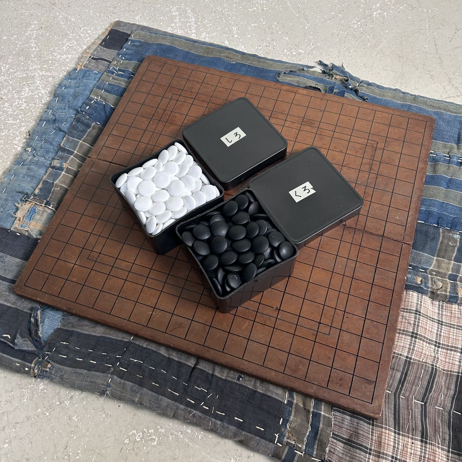 Complete Foldable Go Game Board, Shōwa period, Japan. Complete Foldable Go Game Board, Shōwa period, Japan.