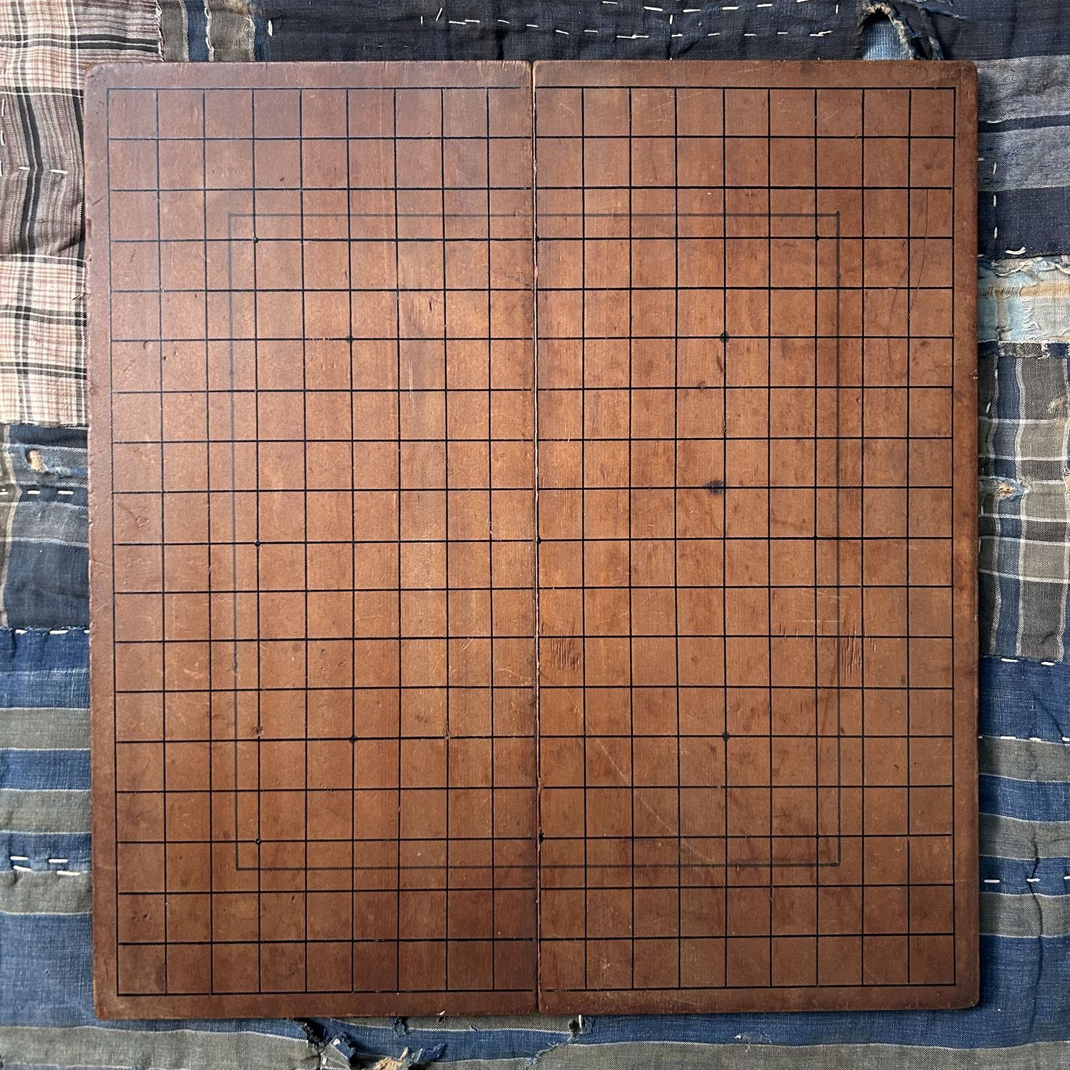 Compleet GO Opvouwbaar Spelbord, Shōwa-periode, Japan.