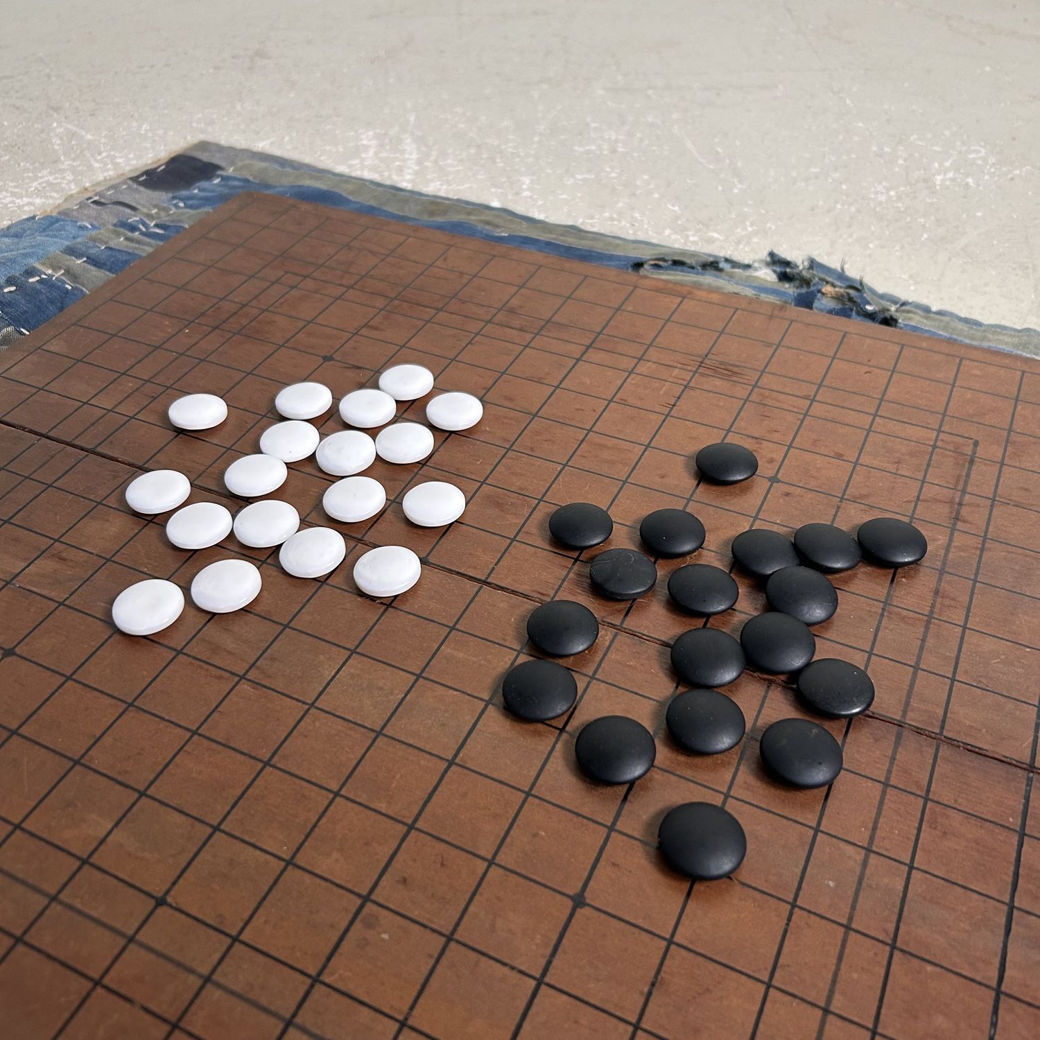 Compleet GO Opvouwbaar Spelbord, Shōwa-periode, Japan.