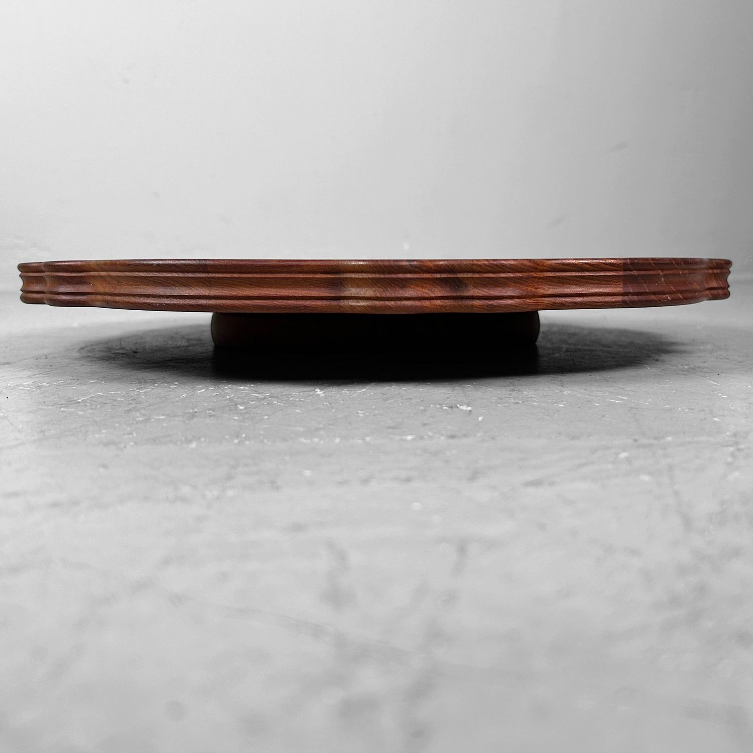 Vintage Rotating Tray, Lazy Susan, Teak Wood by Nissen Denmark.
