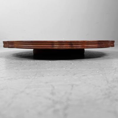 Vintage Rotating Tray, Lazy Susan, Teak Wood by Nissen Denmark.