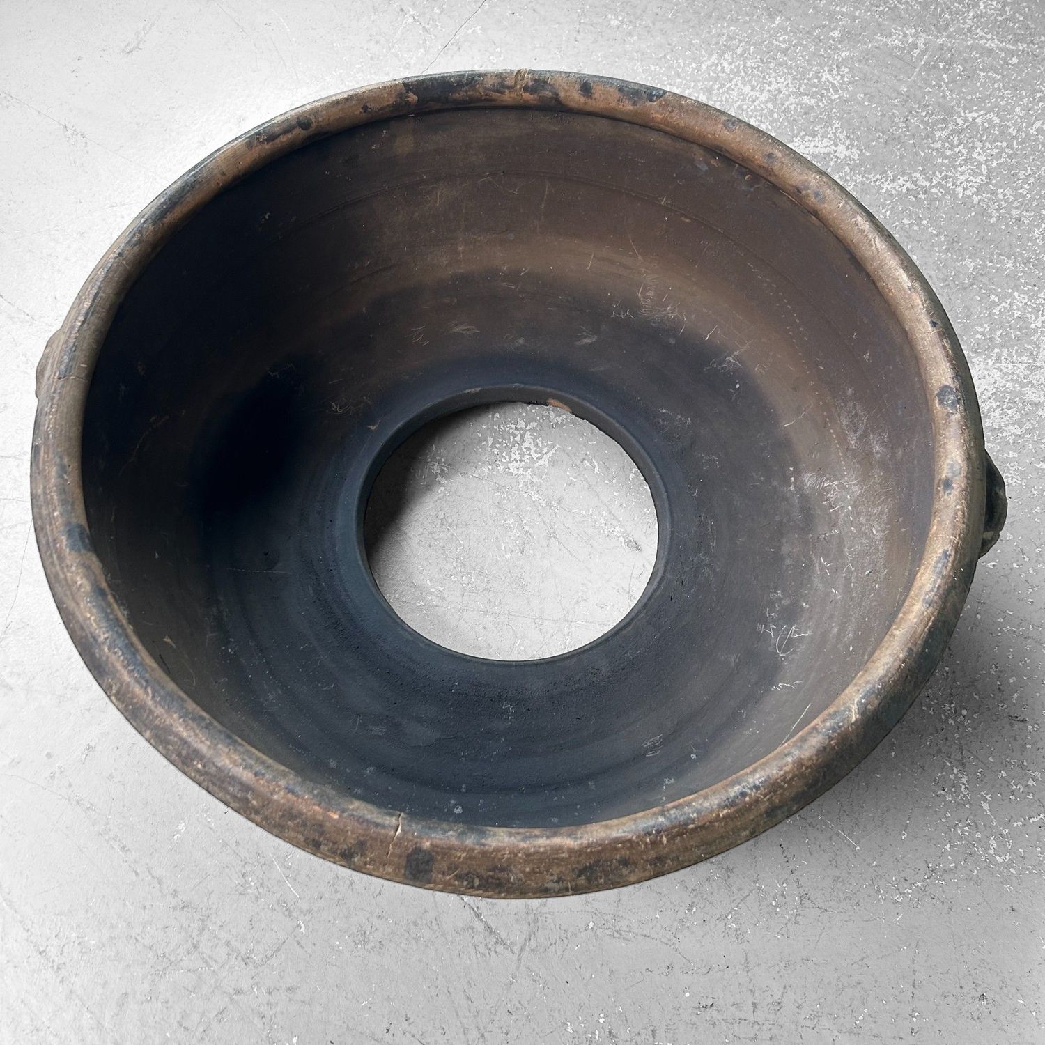 Antiek Aardewerken Tuinornament, Edo Periode, Japan.
