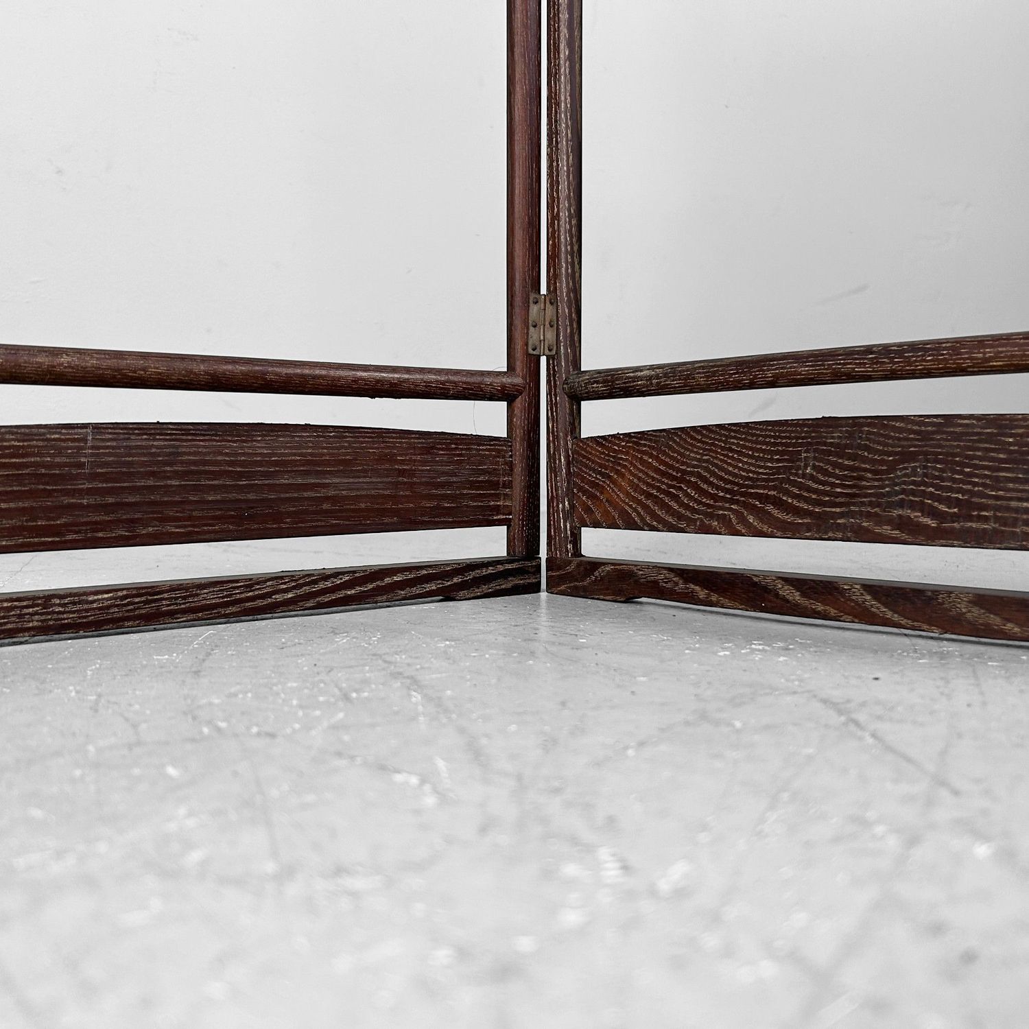 Small Foldable Wooden Ikō, Decorative Hanger, 1970s.