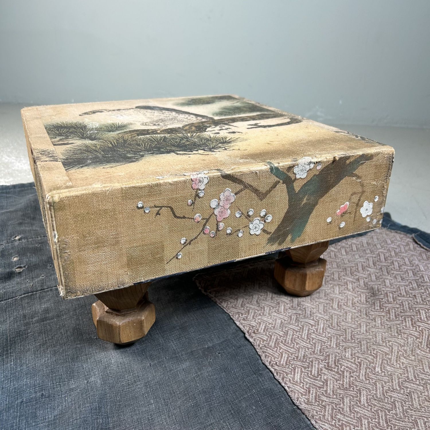 Decorative Japanese Shogi Game Board, Plant Stand, Shōwa Period.