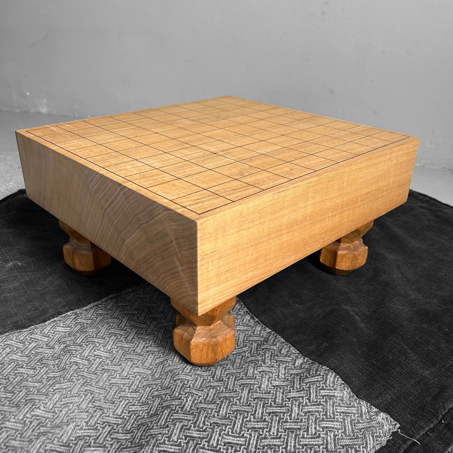 Decorative Japanese Shogi Game Board, Plant Stand, Shōwa Period.