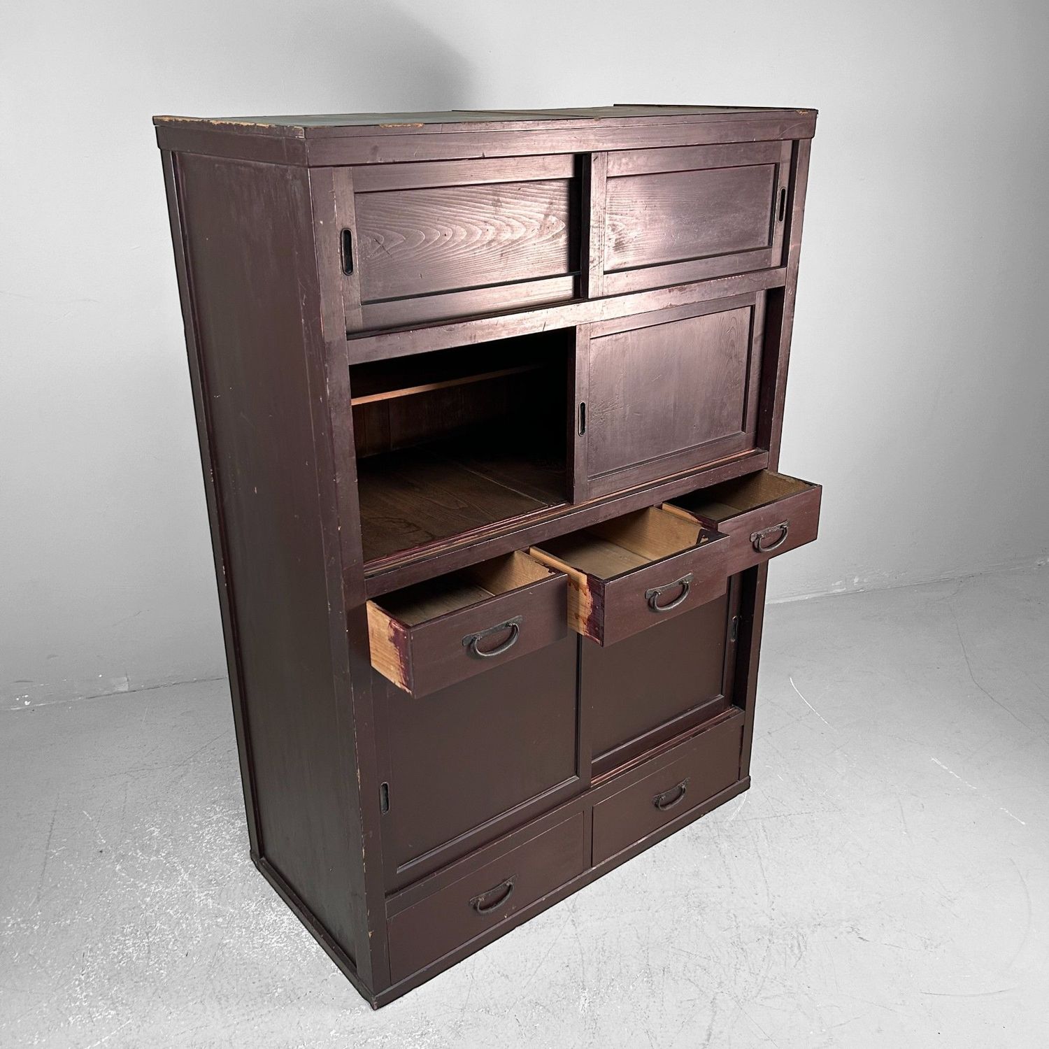 Traditional Japanese Tansu, Storage Furniture, Meiji Era.