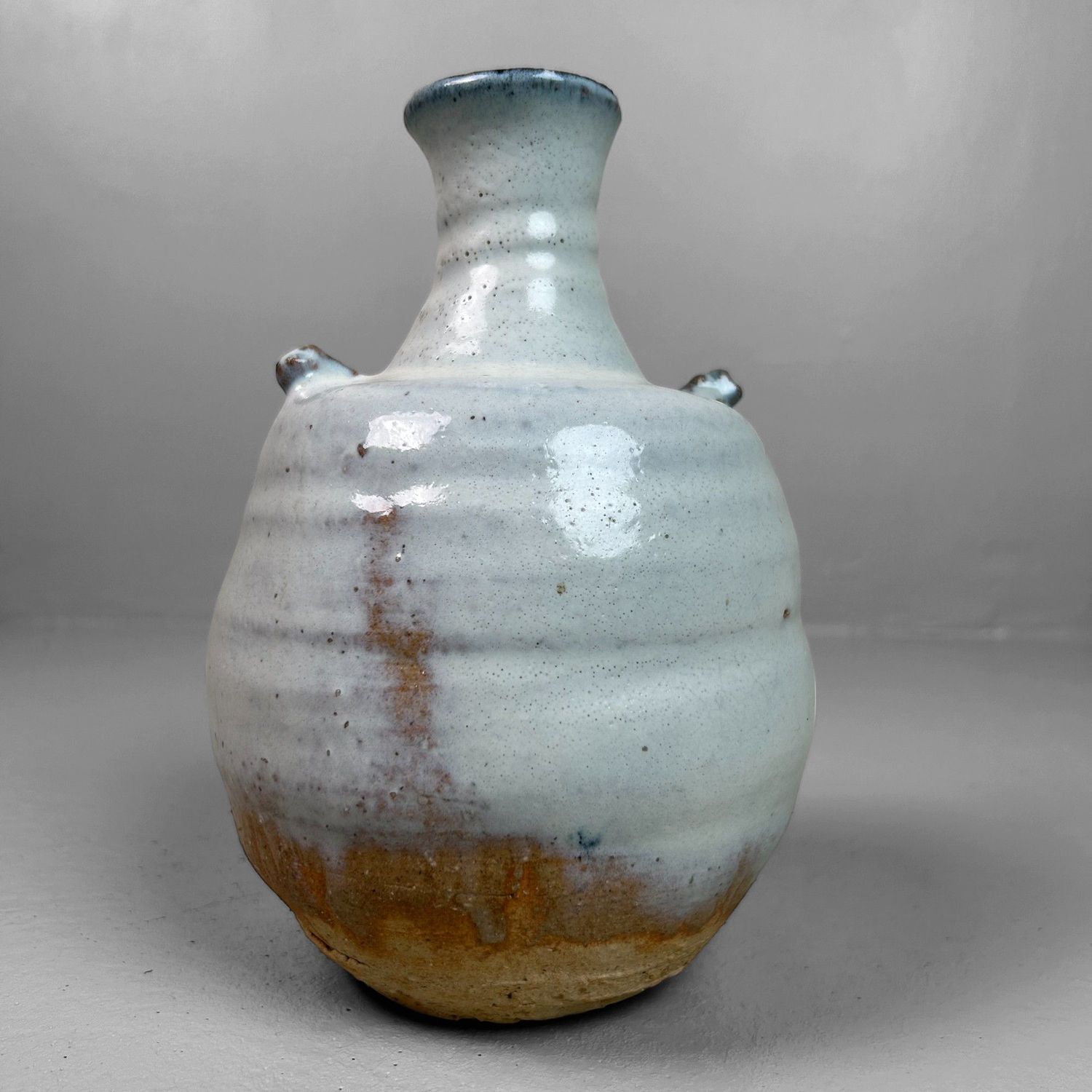 Hagi Yaki Ikebana Bloemenvaas, jaren '60, Japan.