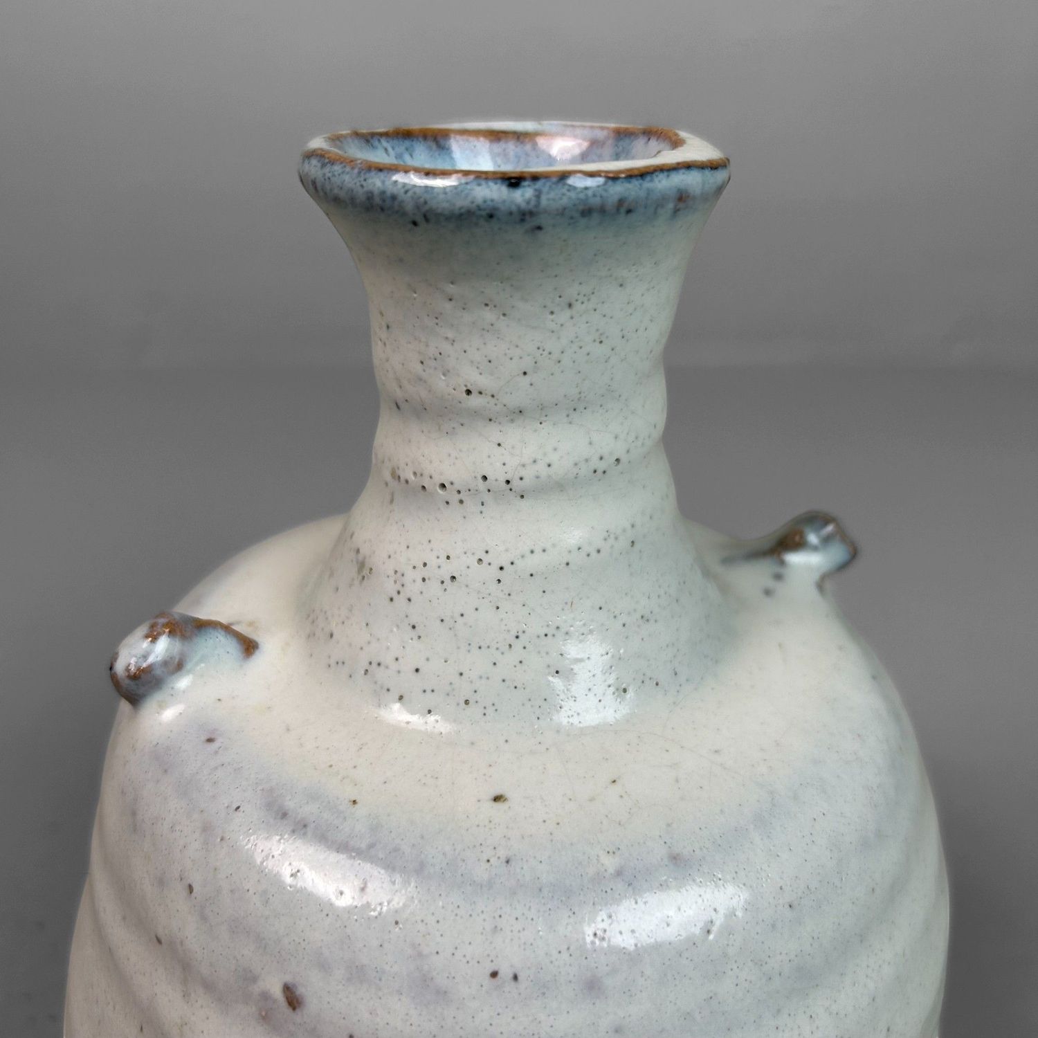 Hagi Yaki Ikebana Bloemenvaas, jaren '60, Japan.