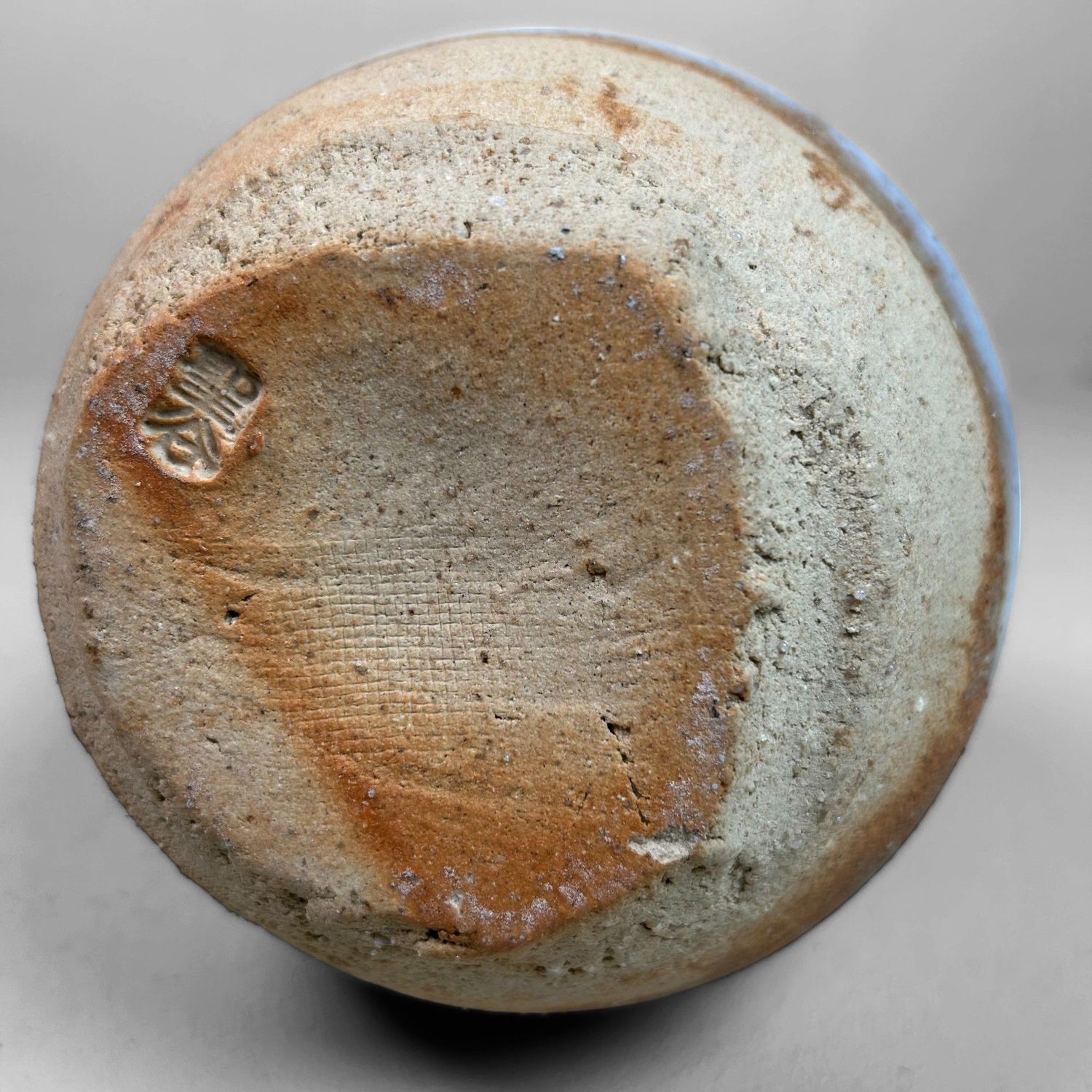 Hagi Yaki Ikebana Bloemenvaas, jaren '60, Japan.