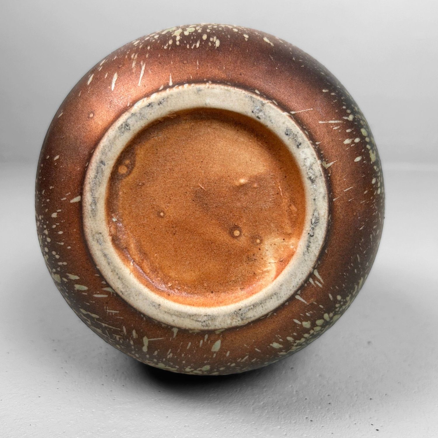 Vintage Aitō Kyoto Ware Ikebana Vase, Japan.