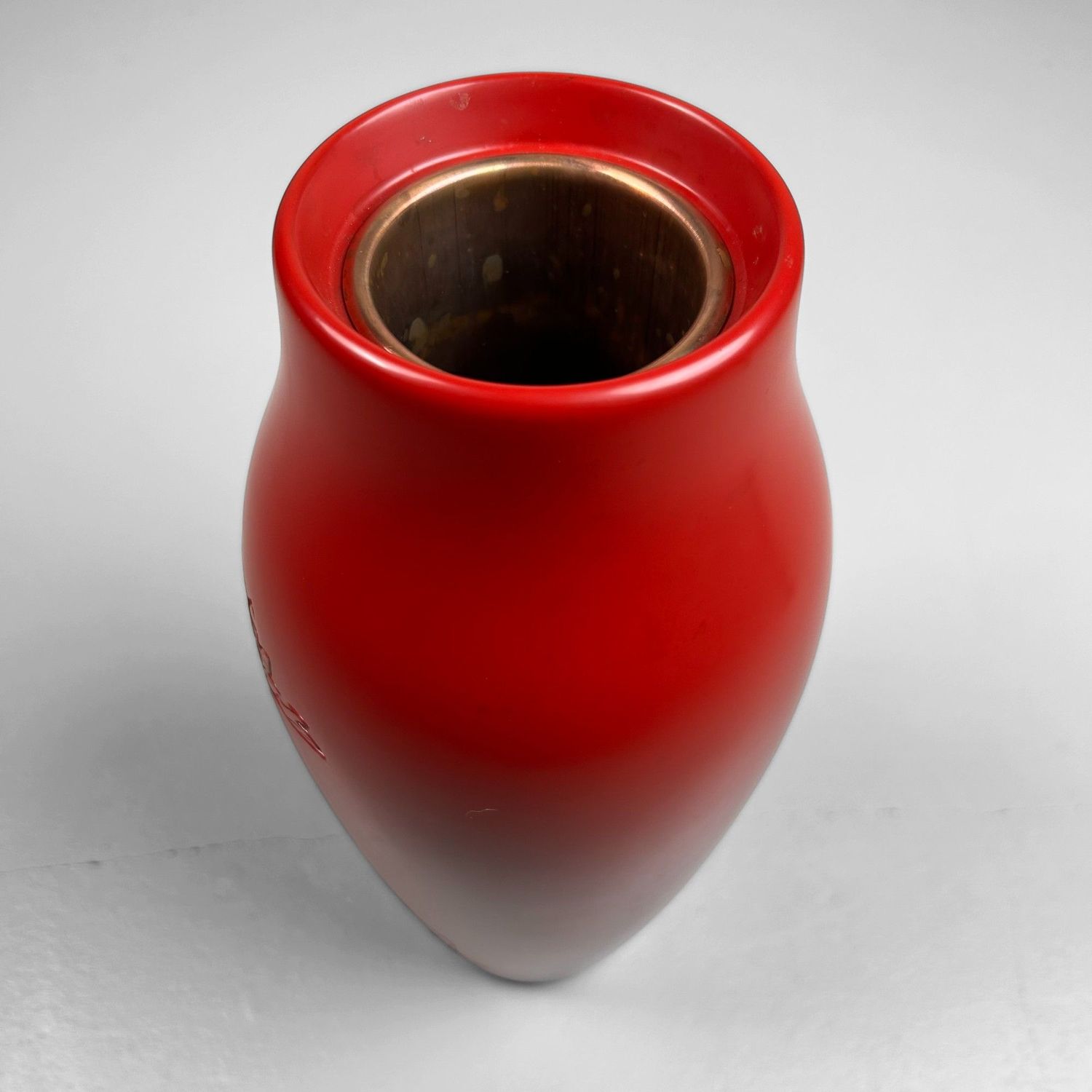 Houten Murakami Lakwerk Houtsnijwerk Ikebana Vaas, Shōwa Periode.