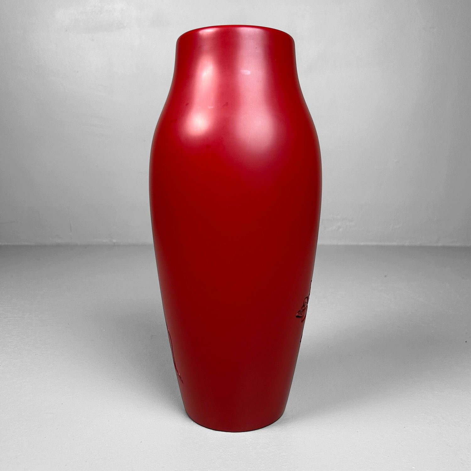 Houten Murakami Lakwerk Houtsnijwerk Ikebana Vaas, Shōwa Periode.