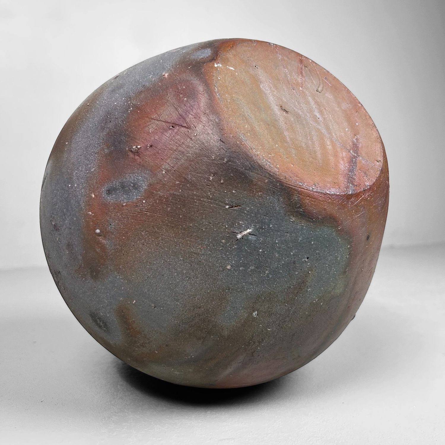 Bizen Ware Keramieken Vaas door Manabu Sakakibara, jaren '50.