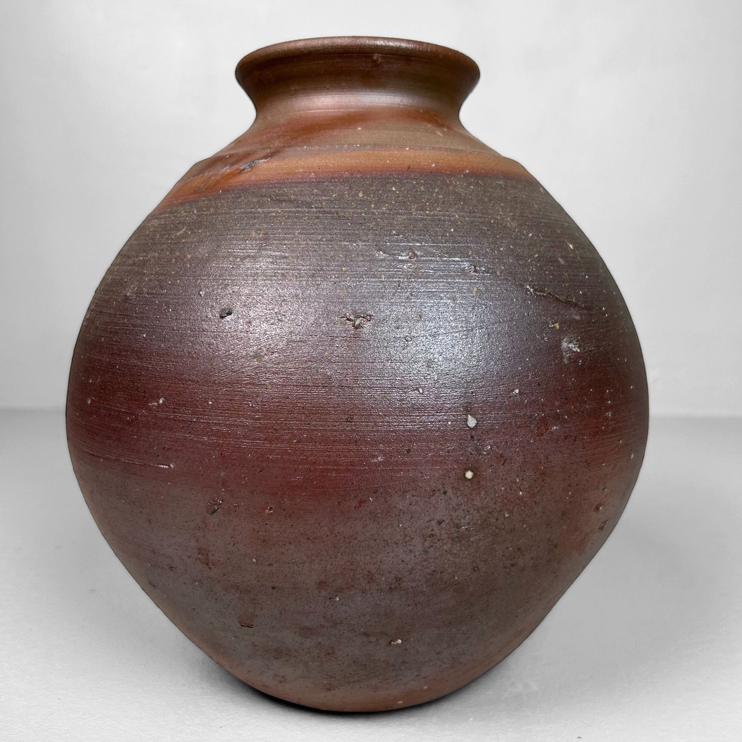 Bizen Ware Keramieken Vaas door Manabu Sakakibara, jaren '50.