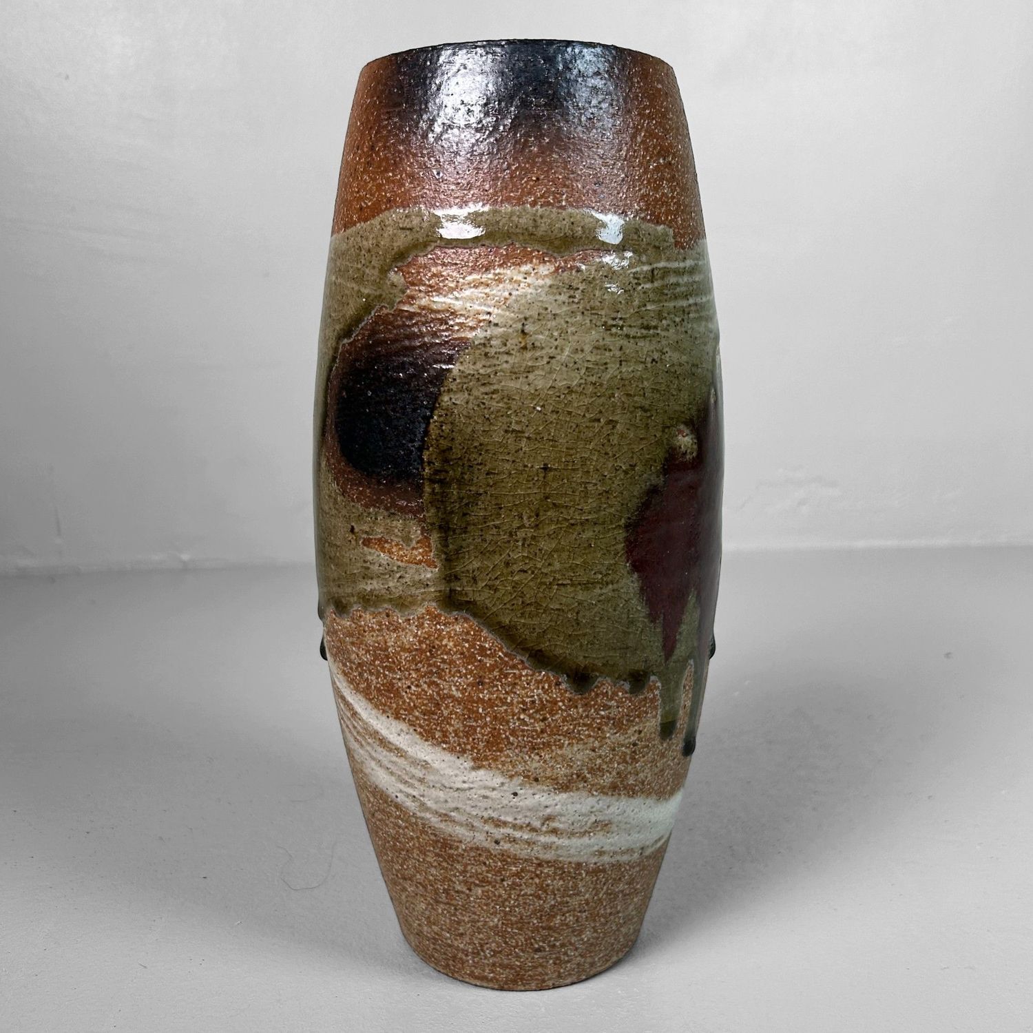 Prachtige Vintage Japanse Shigaraki Ware Vaas, jaren ’70.