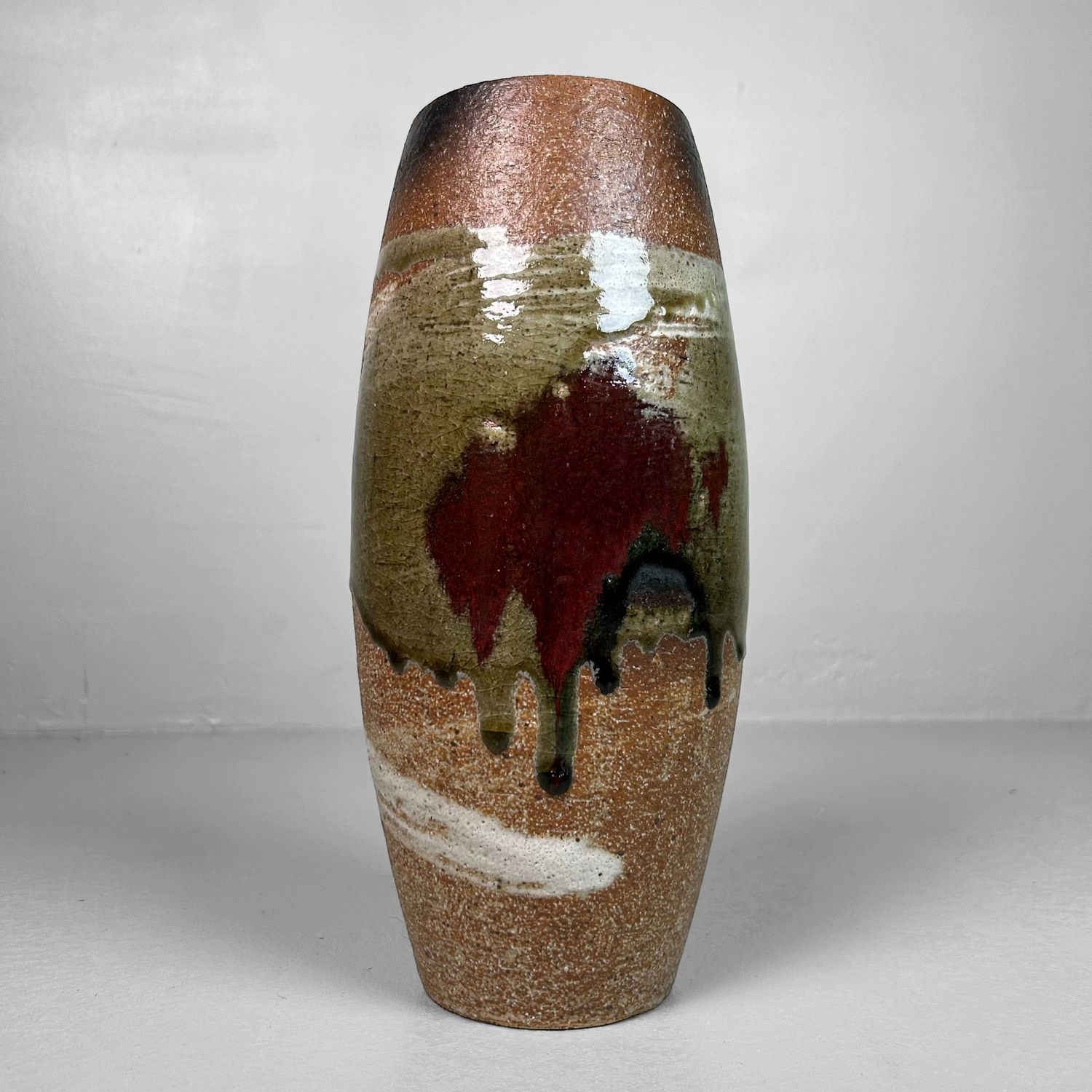 Prachtige Vintage Japanse Shigaraki Ware Vaas, jaren ’70.